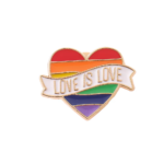 Love is love hjerte pin
