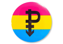 Panseksuell Proud flagg pin med feste