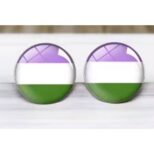 Nydelige genderqueer øredobber.