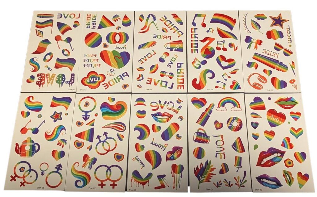 100 ulike pride-tatoveringer