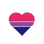 Bi hjerte pin