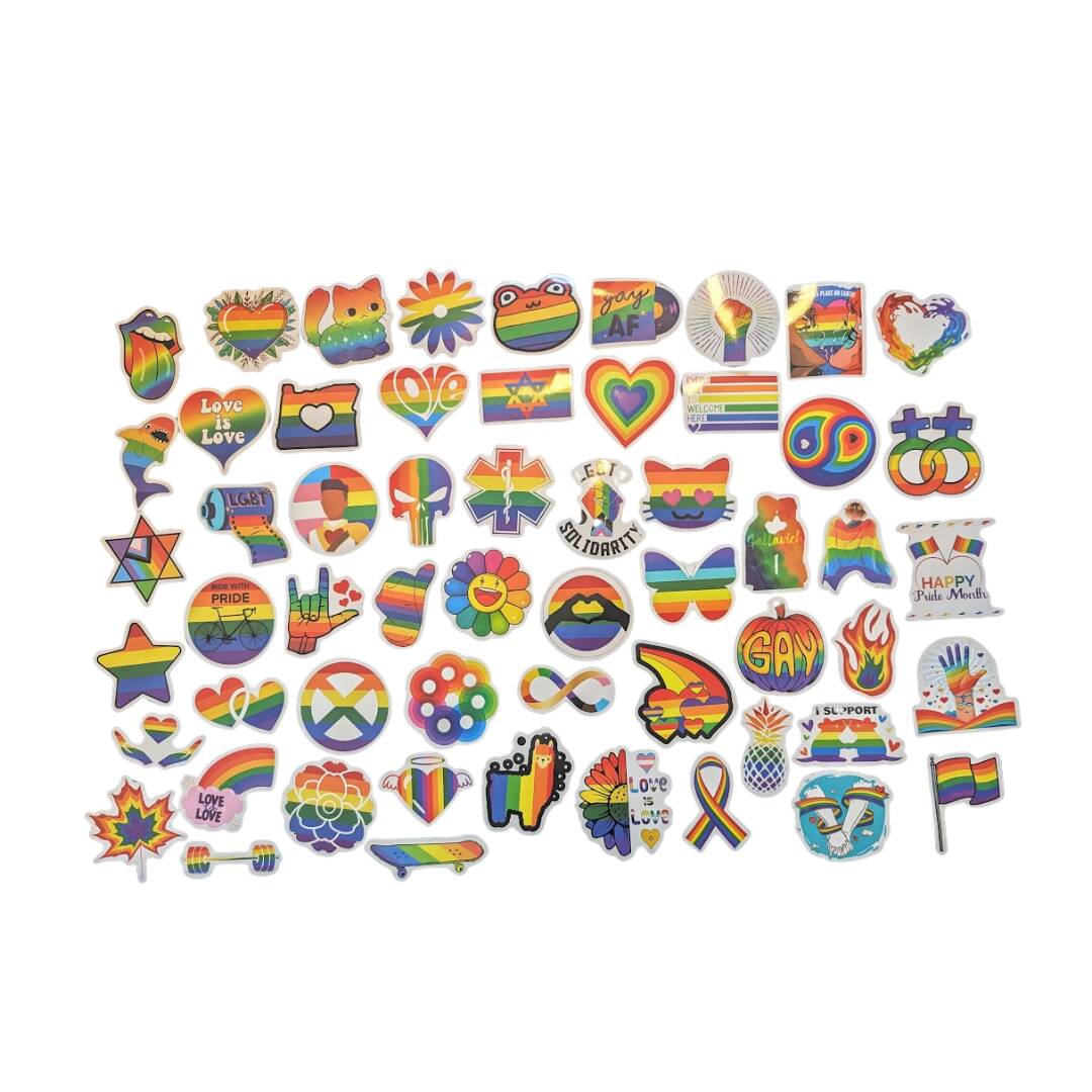 57 pride klistremerker
