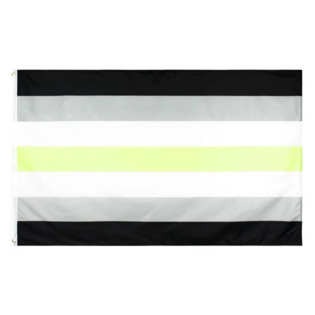 Agender prideflagg 90x150 cm.