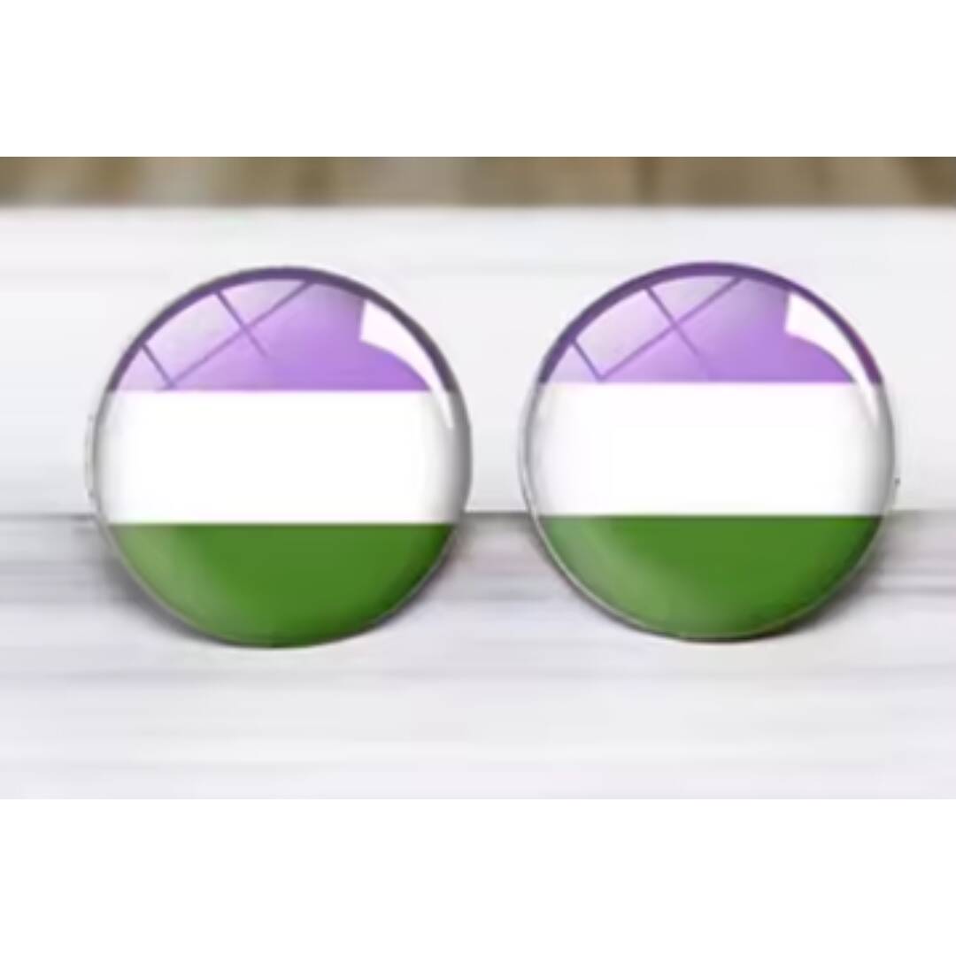 Nydelige genderqueer øredobber.