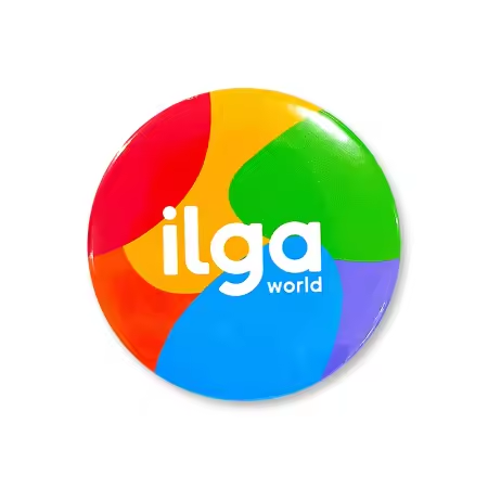 Ilga World Pin pridefarger