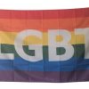 Stort LGBT prideflagg 90×150 cm