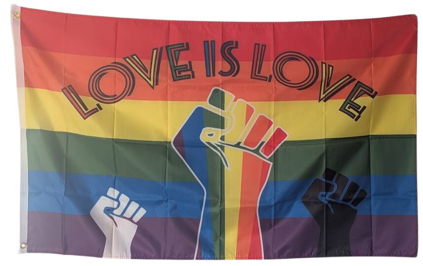 Love is love 90x150 cm