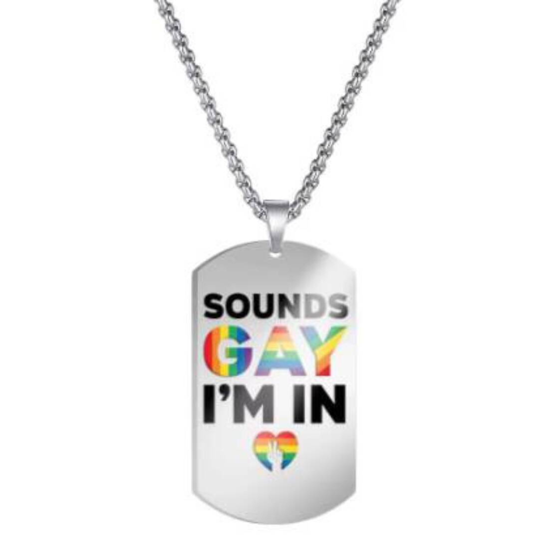 Pride nøkkelring med teksten