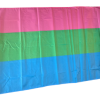 Det polyseksuelle flagget i størrelsen 90x150 cm.