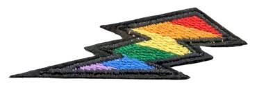 Pride lyn broderi Pride lyn-broderi. Laget i regnbuens farger.