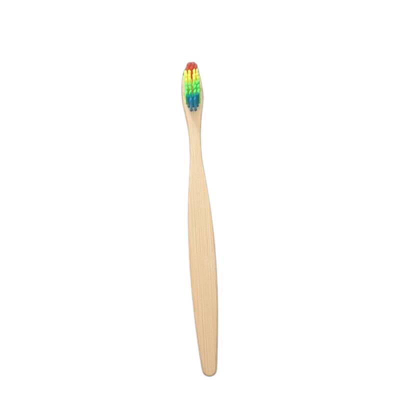Pride tannbørste i pridefargene.