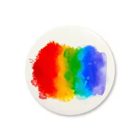 Pridefarger pin «kunstverk»