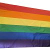 Vakkert prideflagg i størrelsen 90x150 cm.