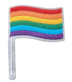 Prideflagg broderi Prideflagg broderi. Nydelig broderi som kan festes på klær siden det er lim på baksiden.