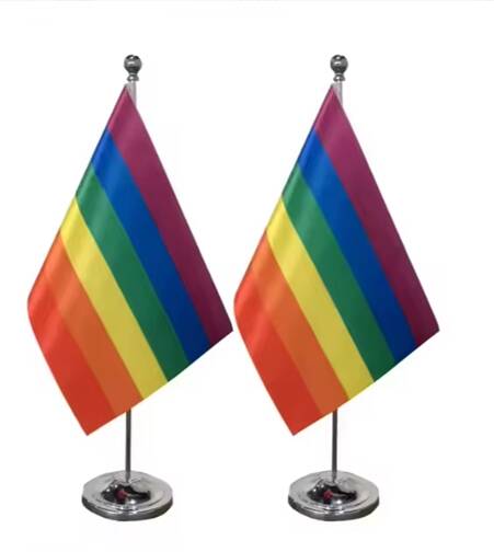 Stående prideflagg Stående prideflagg.
