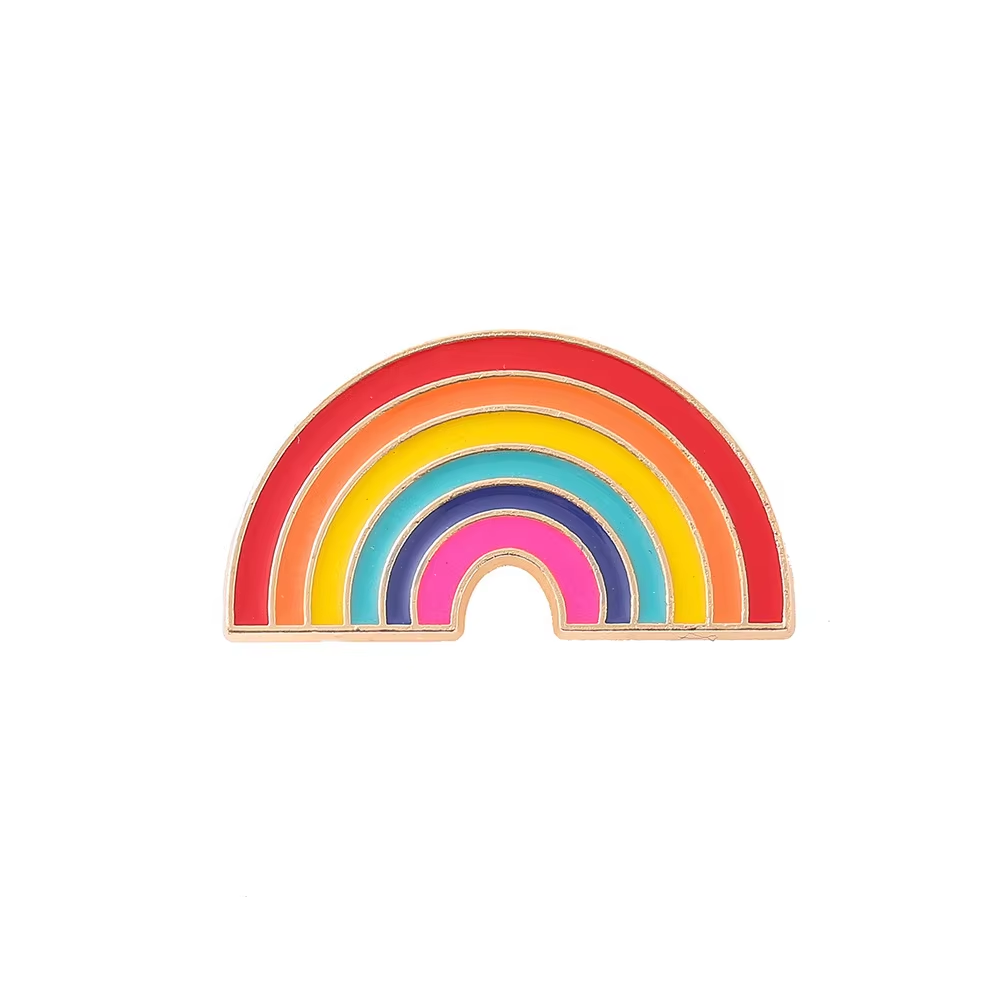 Regnbue pride pin