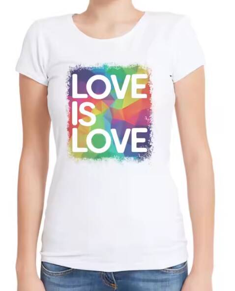 Vakker love is love t-skjorte